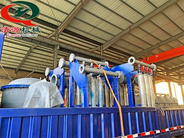 今日發貨安徽客戶壓力篩、排渣分離機、除砂機